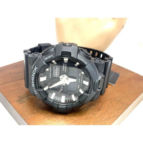 Casio G-Shock Men's Watch GA700-1B Quartz Black Resin Analog Digital 51mm 5522 - Picture 9 of 15